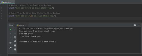 how to print next line in python and exploring different methods for text formatting